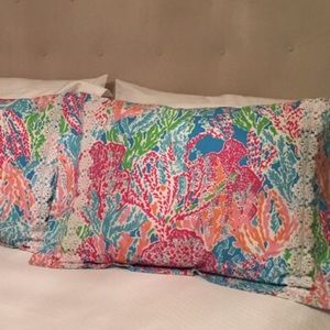 Lilly Pulitzer Let’s Cha Cha standard Bed Shams